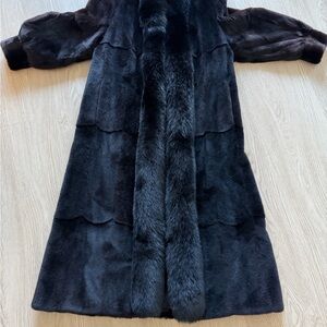 Full length mink coat size small